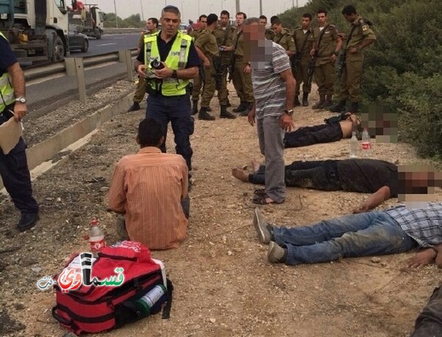 اللد: مصرع فلسطيني وإصابة 9 آخرين بجروح متفاوتة في حادث طرق مروع قرب اللد